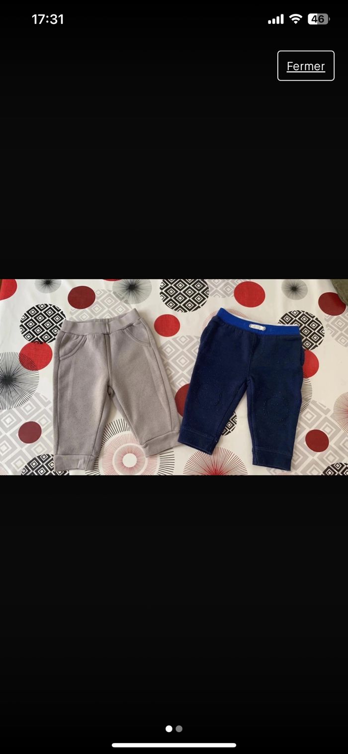 Lot 2 jogging Kitchoun 6 mois