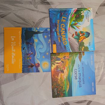 lot de 3 livres illustrés dès 5 ans réf E66 E