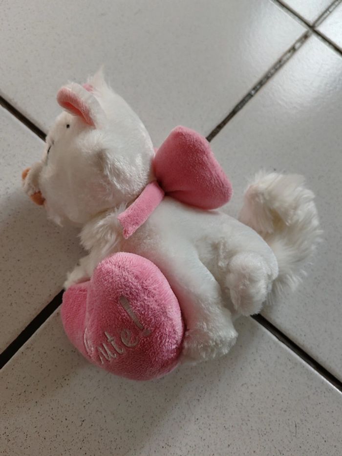 Peluche marie Aristochats so cute coeur - photo numéro 3
