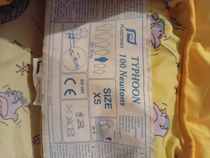 Gilet de sauvetage enfant taille xs - photo numéro 3