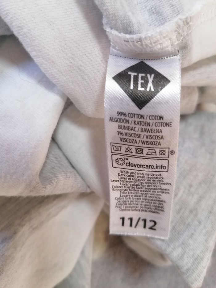 T-shirt manches longues 🩶🤍 garçon 12 ans - photo numéro 6