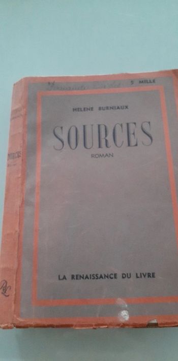 Ancien roman de Hélène Burniaux : Sources