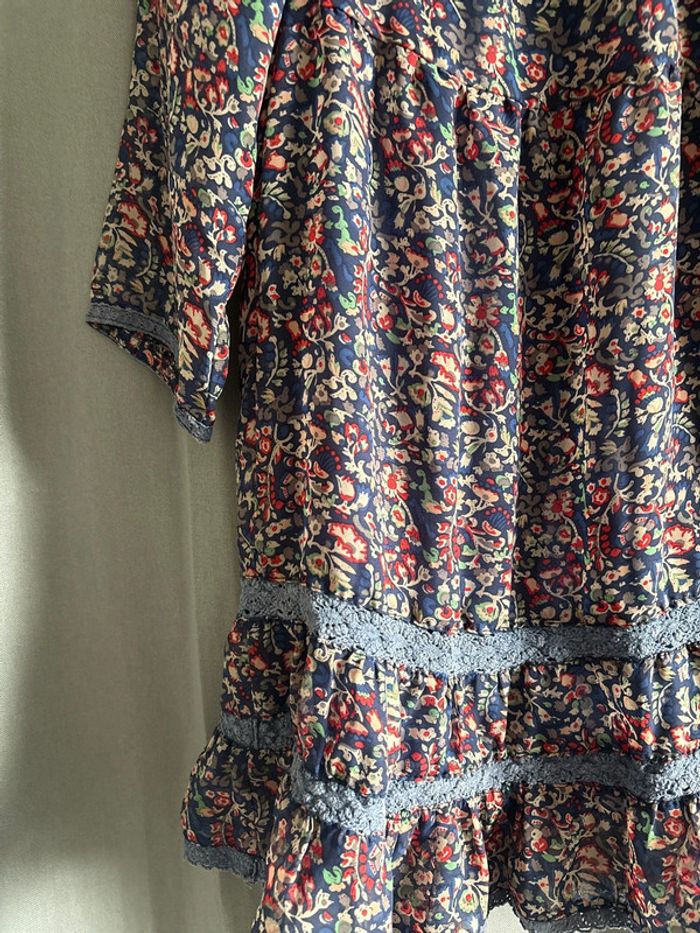 Robe mi longue fleurie - photo numéro 2