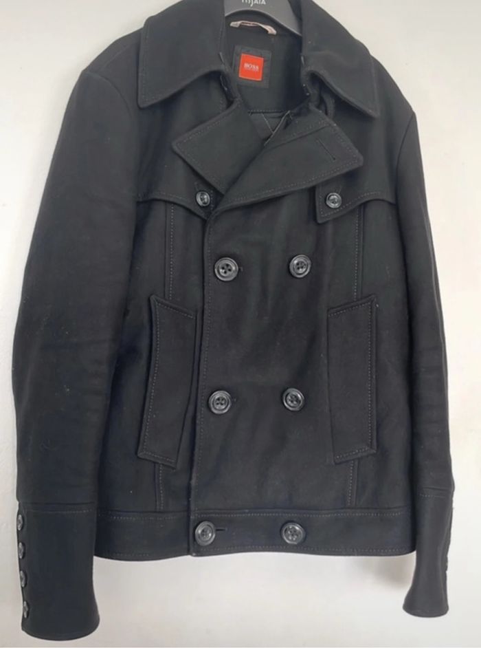 Beau manteau Hugo Boss T 48 M Europe couleur noire - photo numéro 7