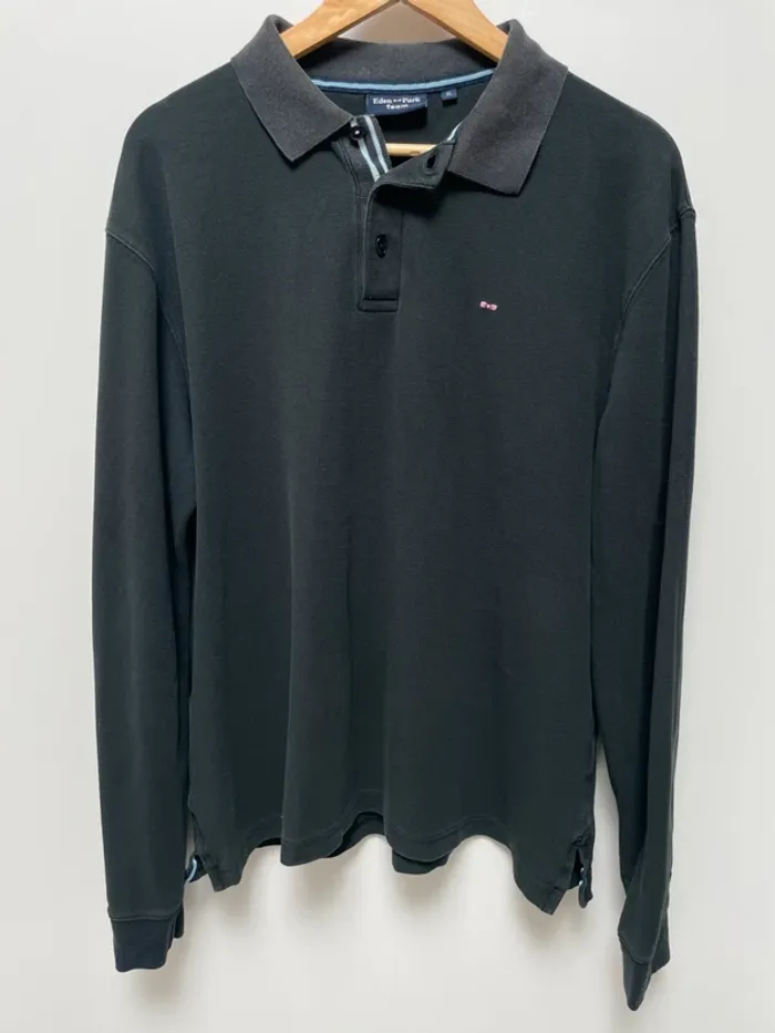 Rugby Polo Eden Park black Mens XL