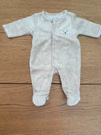 Pyjama velours ourson