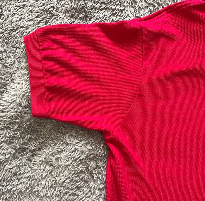 Polo lacoste rouge homme Taille M parfait état - photo numéro 7