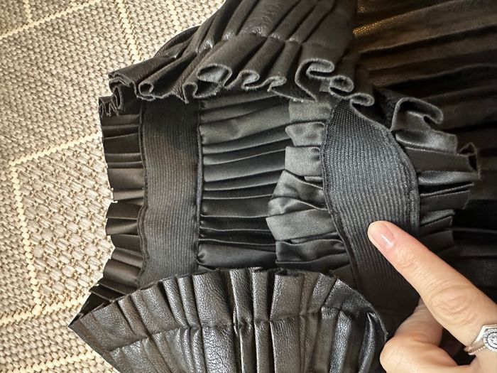 Jupe plissée similicuir - photo numéro 4