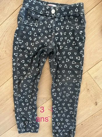 Pantalon jean gris pattes dpam 3 ans