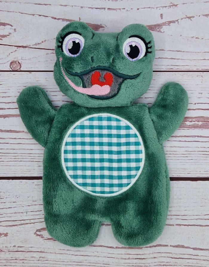 Joli doudou plat Grenouille - photo numéro 2