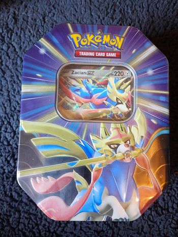 Pokémon Tin Zacian EX FR scellée + 4 boosters