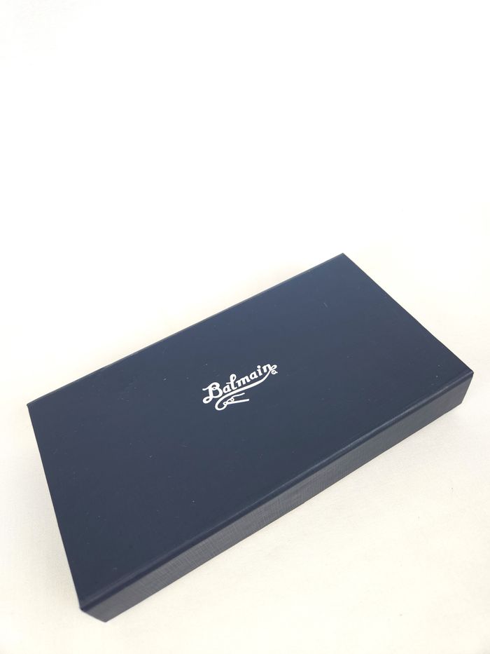 Coffret 2 Stylos Bille Balmain - Motif Damier Argenté - photo numéro 6