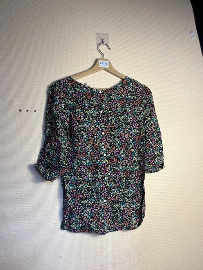 Blouse Nawel fleurie - Taille XS - photo numéro 6