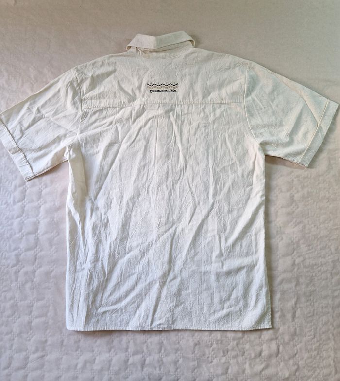 Chemise manches courtes  / chemisette  , homme  , vintage  , de la marque Metza , Mexico  , vêtement artisanal bio - photo numéro 2