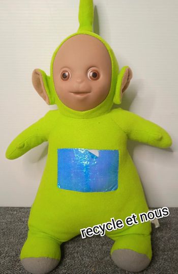 peluche vintage teletubbies vert