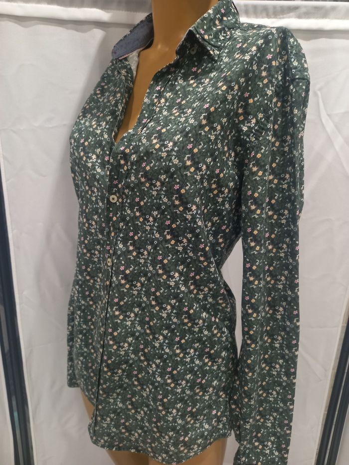 Jolie chemise imprimé fleuri Zara,  taille S - photo numéro 2