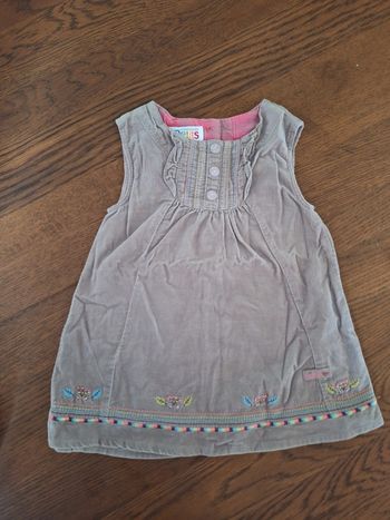 Robe velours 6 Mois