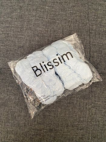 Paire de manchettes éponge