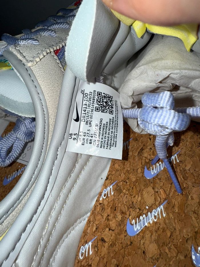 Nike Cortez Union SP Citron givré - photo numéro 4