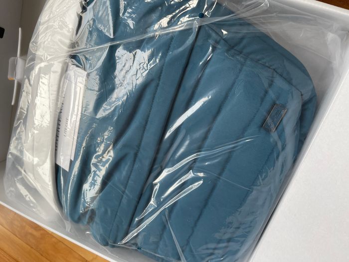 Nacelle souple footmuff chancelière Priam mios  cybex Mountain blue jamais utilisé - photo numéro 3