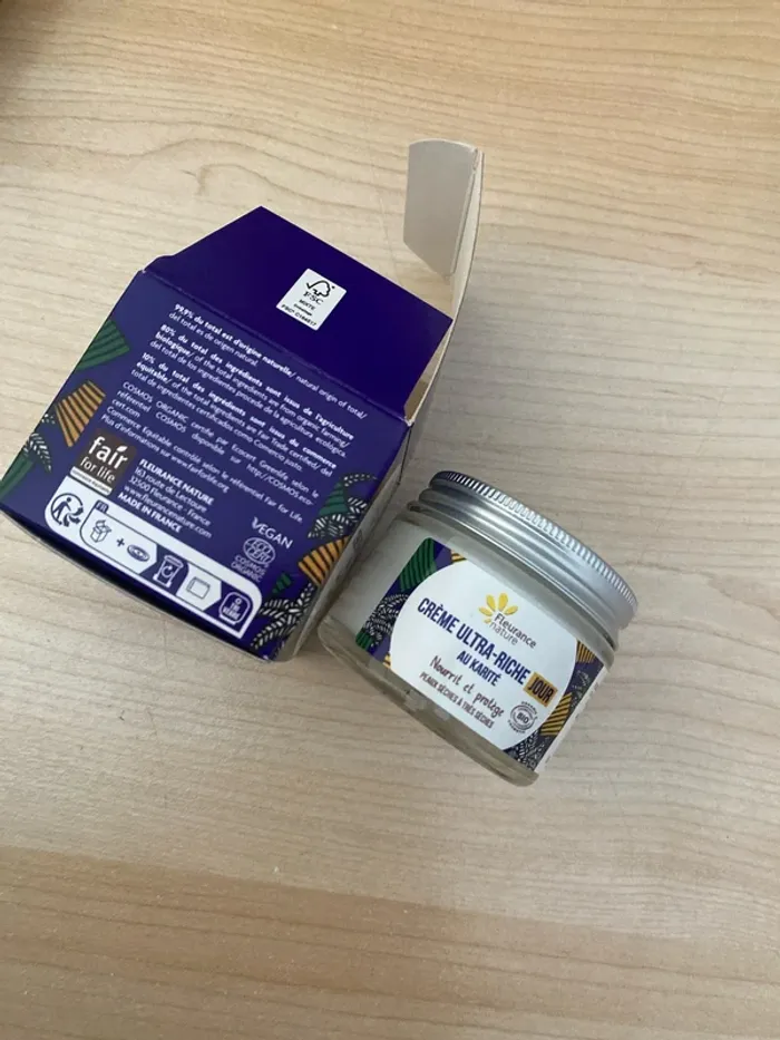 Crème visage et mains ultra riche jour au Karite Bio  et Fleurance nature Neuve - photo numéro 6