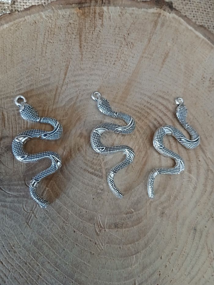 Lot de 6 pendentif serpent - photo numéro 2