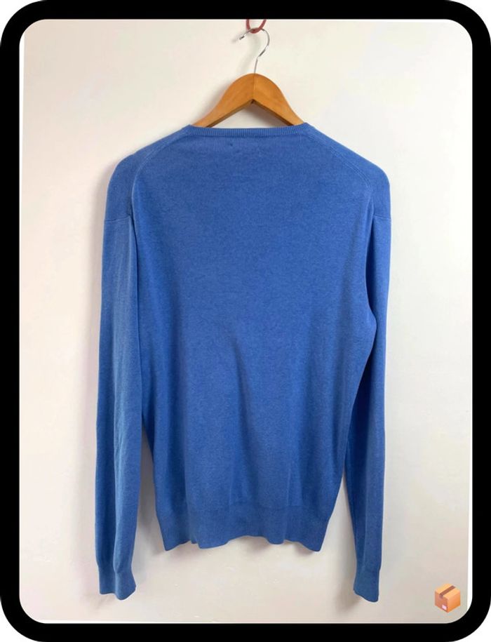 👕 Pull Ralph Lauren – Taille S – Bleu – Logo cavalier jaune - photo numéro 2