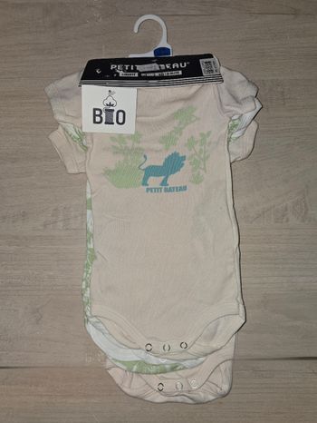 Lot bodies Petit Bateau Neuf