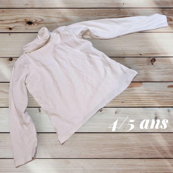 🧣 Sous-pull col roulé Tex – Taille 4/5 ans