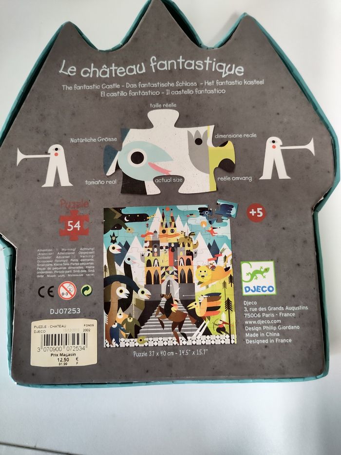 Puzzle Djeco "le château fantastique" 54 pièces - photo numéro 5