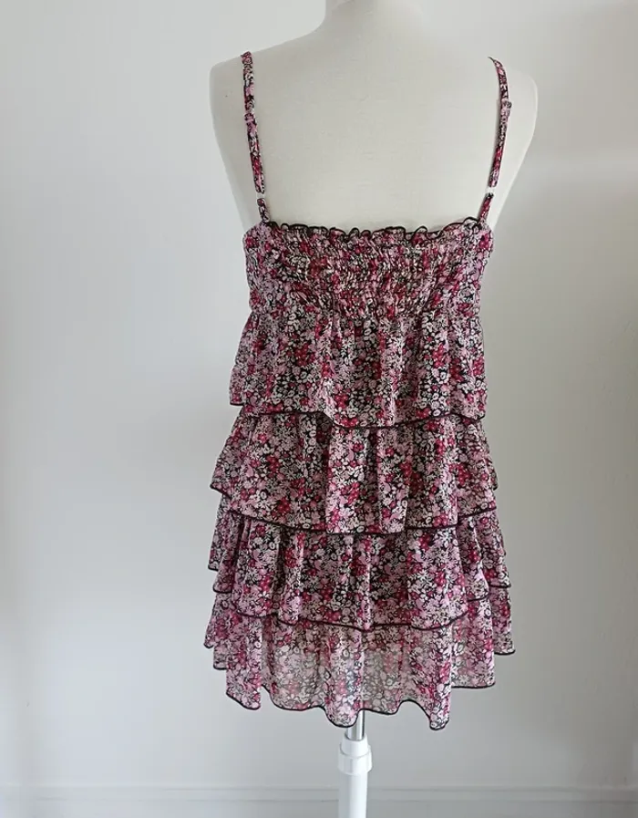 Haut à volants taille 40 Phildar - photo numéro 4