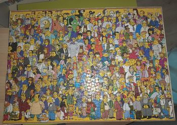 Puzzle 1000 pièces les simpsons