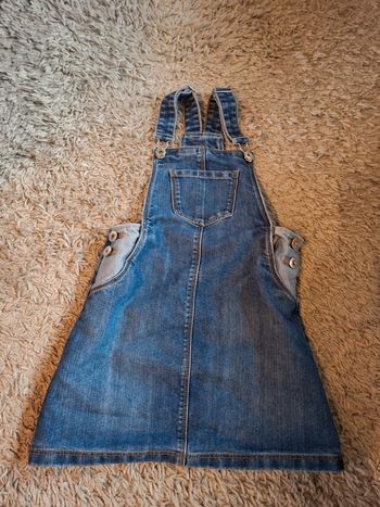 Magnifique salopette robe en jean fille 8 ans okaidi