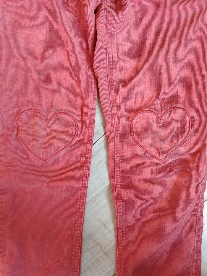 Pantalon velours vieux rose en 7 ans - photo numéro 2