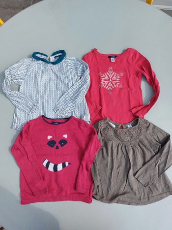 Lot okaidi t-shirts manches longues