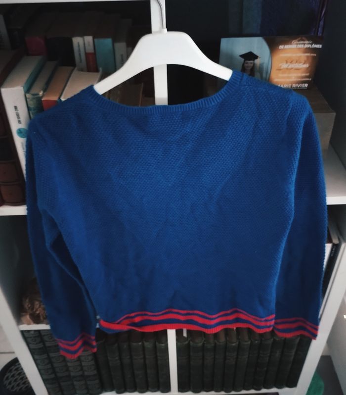 Très beau gilet bleu roi "Little Marcel" 100% coton neuf - photo numéro 5