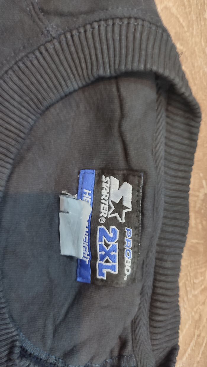 Vêtement homme pull sweat noir Starter taille XXL 2XL #Retrostreet - photo numéro 3