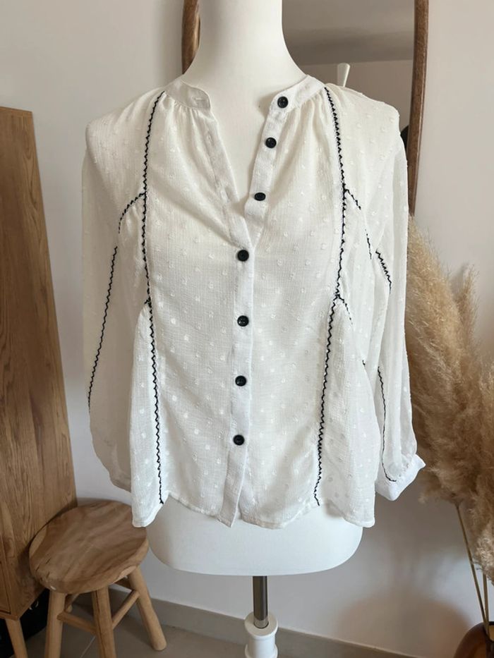 Blouse blanche et transparente - photo numéro 4
