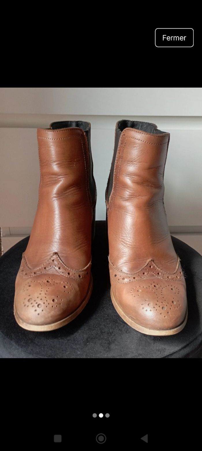 Bottines en cuir - photo numéro 2