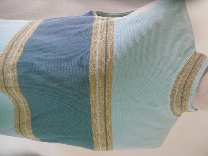 tunique robe vintage années 70 en jersey T 40 - photo numéro 3