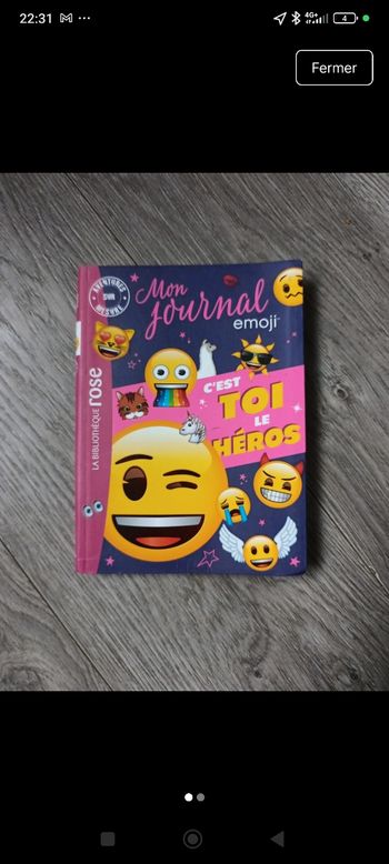 Mon journal emoji