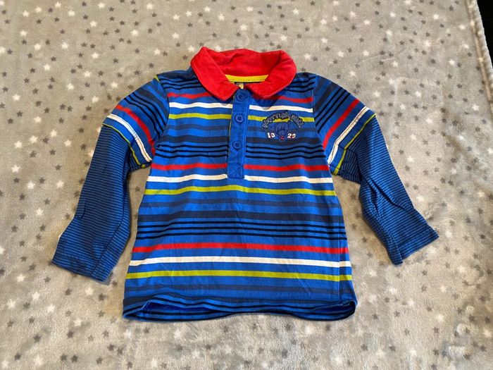 Lot de 2 polos et 3 t-shirts col-roulés 18 mois - photo numéro 11