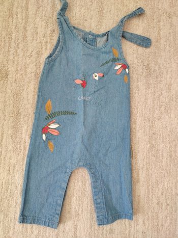 Salopette Petit Beguin Crazy Colibri 12M
