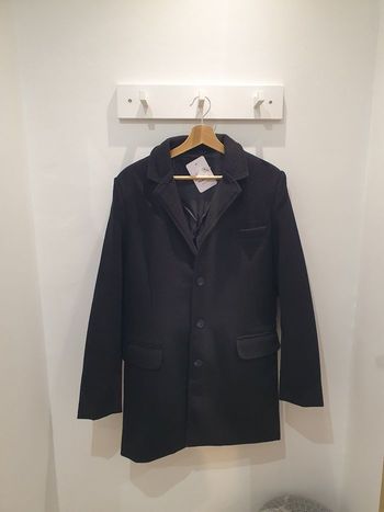 Manteau caban noir Cambridge mi-long Taille S (taille petit)