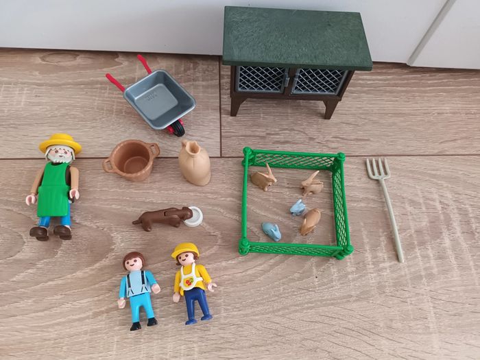 Playmobil clapier et hot dog - photo numéro 2