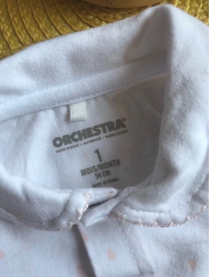 Body manche longue orchestra fille 1 mois - photo numéro 3