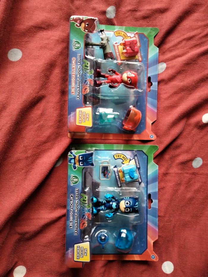 Lot de 2 figurines Pyjamask