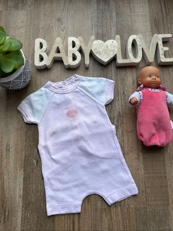 - Barboteuse petit bateau - 0 mois - Très bon état