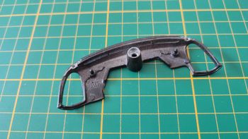 Pare-chocs avant pièce détachée miniature Bburago burago Porsche 911 Carrera 1993 noir 1/18 1/18e 1/