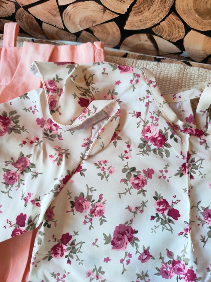 Ensemble fille. Pantacourt et haut fin - photo numéro 4